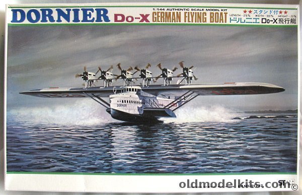 Otaki 1/144 Dornier Do-X  Flying Boat - (DoX), OT2-17-1500 plastic model kit